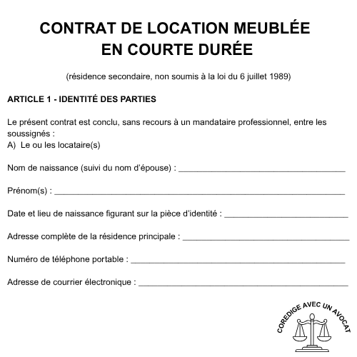 Bail de courte durée